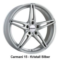 Carmani 15 Oskar kristall silber Wheel 7x17 - 17 inch 5x112 bold circle