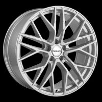 Carmani 20 Ludwig white silver Wheel 10x22 - 22 inch 5x130 bold circle