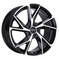 Carmani 23 Rudi black polish Wheel 8,5x19 - 19 inch 5x108 bold circle