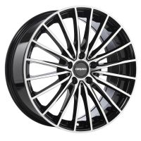 Carmani 24 Karl black polish Wheel 8x19 - 19 inch 5x114,3 bold circle