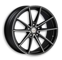 Etabeta MANAY-K Black matt full pol. Wheel 11x19 - 19 inch 5x130 bold circle