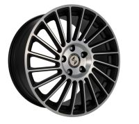 Etabeta Venti-R Black matt full pol. Wheel 9x21 - 21 inch 5x114,3 bold circle