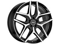 MSW 40 GLOSS BLACK F. POL. Wheel 8,5x20 - 20 inch 5x114,3 bold circle