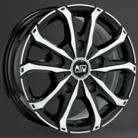 MSW 48 VAN GLOSS BLACK FULL POLISHED Wheel 7x16 - 16 inch 5x120 bold circle