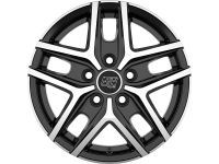 MSW 40 VAN GLOSS BLACK FULL POLISHED Wheel 6,5x16 - 16 inch 5x118 bold circle