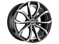 MSW 48 GLOSS BLACK FULL POLISHED Wheel 8x18 - 18 inch 5x127 bold circle