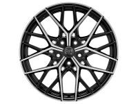 MSW 74 GLOSS BLACK FULL POLISHED Wheel 9,5x20 - 20 inch 5x120 bold circle