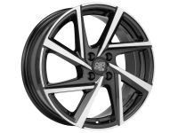 MSW 80/4 GLOSS BLACK F. POL. Wheel 6x15 - 15 inch 4x100 bold circle