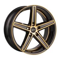 Oxigin 18 Concave gold polish Wheel 7,5x17 - 17 inch 5x108 bold circle