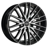 Oxigin 19 OXSPOKE black full polish Wheel 7.5x17 - 17 inch 5x114,3 bold circle