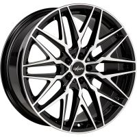 Oxigin 25 Oxcross black full polish Wheel 7,5x17 - 17 inch 5x112 bold circle