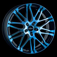 Oxigin 14 Oxrock light blue polish Wheel 8,5x18 - 18 inch 5x112 bold circle