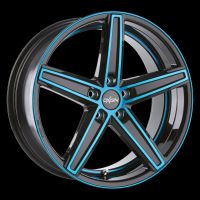 Oxigin 18 Concave light blue polish Wheel 9,5x19 - 19 inch 5x130 bold circle