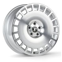 Schmidt TH Line Monoblock silver polished Wheel 8,5x19 - 19 inch 5x98 bold circle