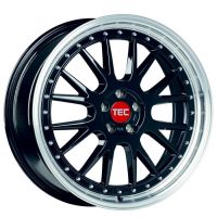 TEC GT EVO black-polished-lip Wheel 8,5x19 - 19 inch 5x108 bolt circle