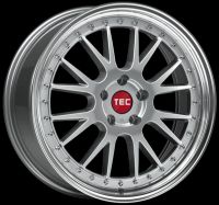 TEC GT EVO Hyper-Silber-polished Wheel 8x18 - 18 inch 4x100 bolt circle