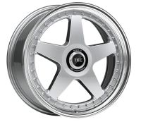 TEC GT EVO-R Hyper-Silber-polished Wheel 8x18 - 18 inch 4x100 bolt circle