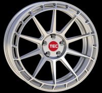 TEC GT8 hyper-silver Wheel 9x19 - 19 inch 5x120 bolt circle