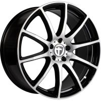 Tomason TN1 Flow black polished Wheel 9x19 - 19 inch 5x114,3 bold circle