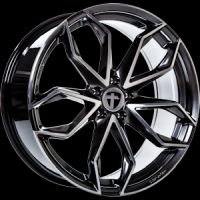 Tomason TN22 Dark Hyper black polished Wheel 8,5x19 - 19 inch 5x114,3 bold circle