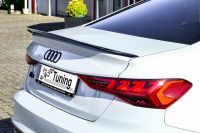 Noak trunk spoiler black gloss fits for Audi A3 GY