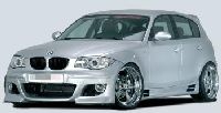 Frontbumper with cut out for headlight cleaning Rieger Tuning fits for BMW E81 / E82 / E87 / E88