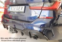 Rieger rear skirt insert (with hitch) fits for BMW G20/21