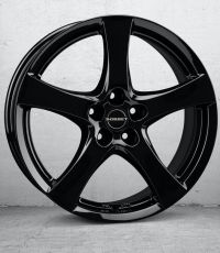 Borbet F black glossy Wheel 6,5x16 inch 4x98 bolt circle
