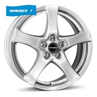 Borbet F brilliant silver Wheel 6,5x16 inch 4x98 bolt circle