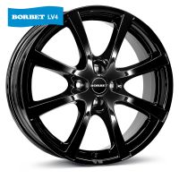 Borbet LV4 black glossy Wheel 6,5x15 inch 4x100 bolt circle