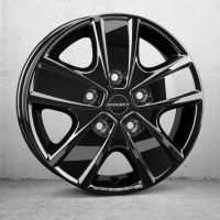 Borbet CWG black glossy Wheel 6x16 inch 5x130 bolt circle