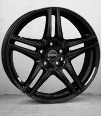 Borbet XR black glossy Wheel 7,5x17 inch 5x112 bolt circle