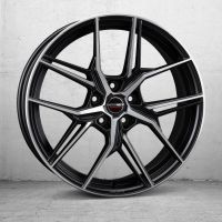 Borbet QX black polished matt Wheel 8x19 inch 5x114,3 bolt circle
