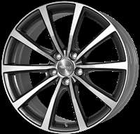 Brock B32 Himalaya Grey full polished (HGVP) Wheel - 7.5x18 - 5x114,3