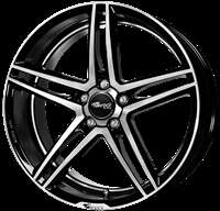 Brock B33 black shiny Wheel - 8x18 - 5x114,3
