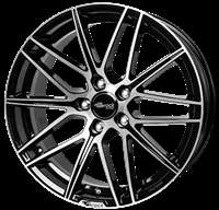 Brock B34 black shiny Wheel - 7.5x17 - 5x115