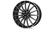 Brock B43 black front-polished Wheel - 8.5X20 - 5x120