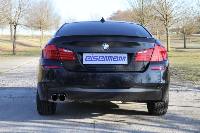 Eisenmann rear muffler stainless steel single sided fits for BMW F11