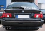 Eisenmann  rear muffler stainless steel single sided fits for BMW E39