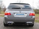 Eisenmann  rear muffler stainless steel  Duplex (left + right) fits for BMW E60/E61
