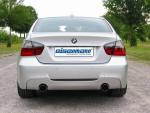 Eisenmann  Racing rear muffler Motorsport Sound stainless steel  Duplex (left + right) fits for BMW E92 Coupe/BMW E93 Cabrio/ convertible