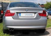 Eisenmann  rear muffler stainless steel for car with flange single sided fits for BMW E92/E93