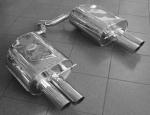 Eisenmann  Racing rear muffler Motorsport Sound stainless steel  Duplex (left + right) fits for BMW E63 Coupe/BMW E64 Cabrio/ convertible