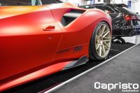Capristo sied fins shiny fits for Ferrari 488 GTB