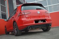 FMS Streetbeast 76mm duplex-catback-system (left & right) with flap-control fits for VW Golf VII