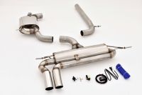 FMS Streetbeast 76mm single-catback-system with flap-control fits for VW Scirocco III