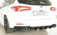 Rieger rear diffuser insert lr SG 4x80 fits for Ford Focus DEH