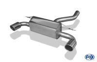 Fox sport exhaust part fits for BMW F36 - 440i xDrive Grand Coupe - M-Paket - final silencer - 1x100 type 16 right/left - with exhaust valve