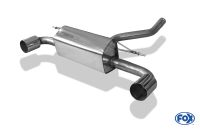 Fox sport exhaust part fits for BMW F20/F21 - 120d final silencer cross right/left - 1x100 type 10 right/left