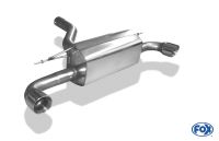 Fox sport exhaust part fits for BMW F20/F21 - 120d final silencer cross right/left - 1x90 type 25 right/left